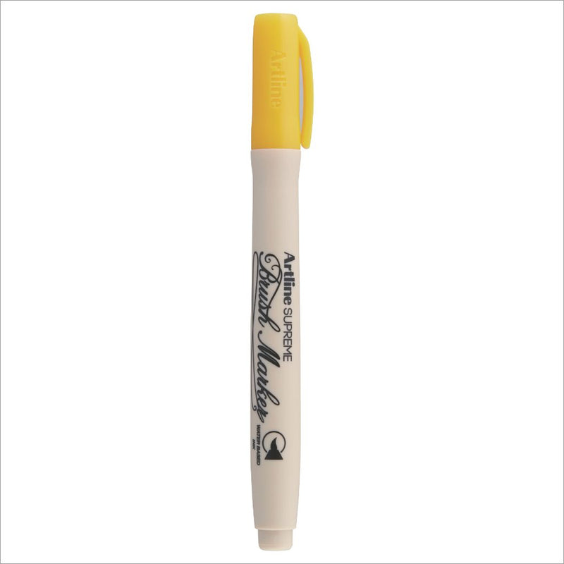 Artline Supreme Brush Marker Yellow