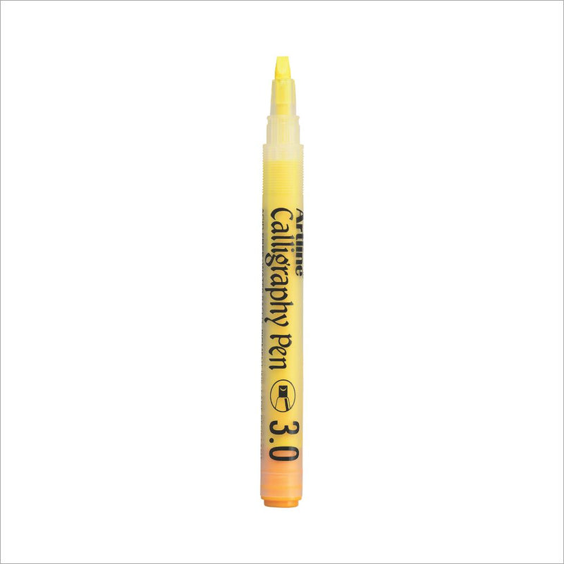 Artline Pastel Calligraphy Pen 3.0Mm Yellow