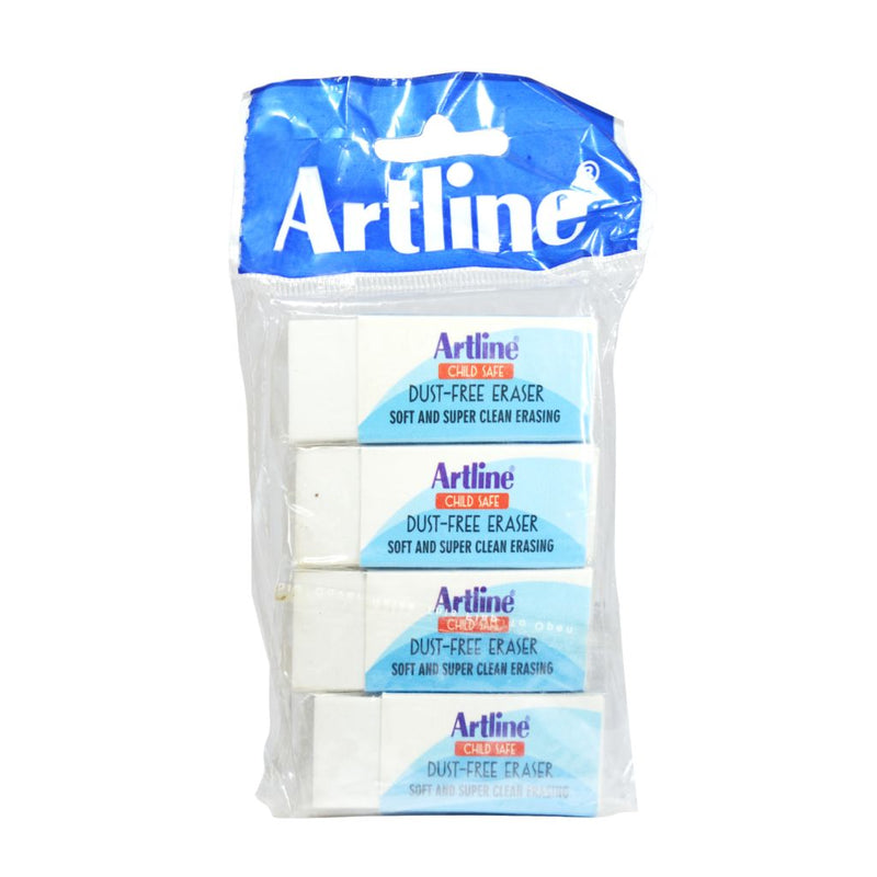 Artline Dust Free Eraser Large - Pack Of 4