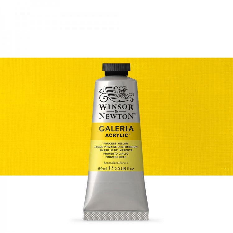 Winsor & Newton Galeria Acrylic Colour - Tube of 60 ML - Process Yellow (537)