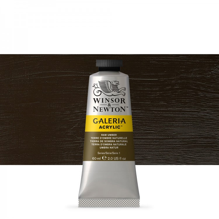 Winsor & Newton Galeria Acrylic Colour - Tube of 60 ML - Raw Umber