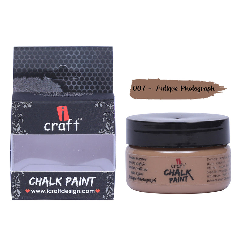 iCraft Chalk Paint -Antique Photograph, 50ml
