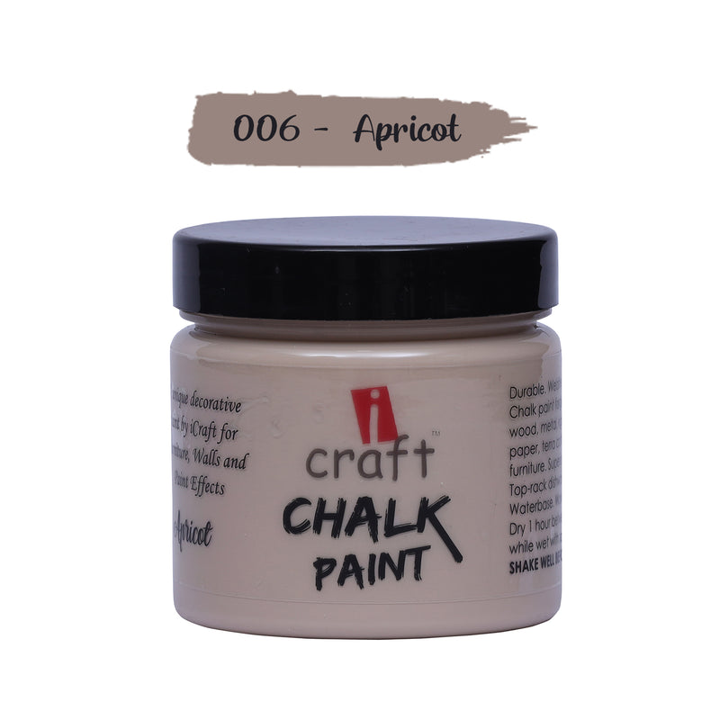 iCraft Chalk Paint -Apricot, 250ml