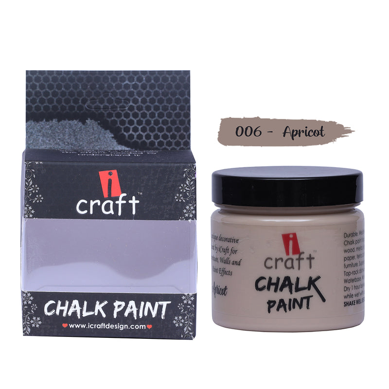 iCraft Chalk Paint -Apricot, 250ml