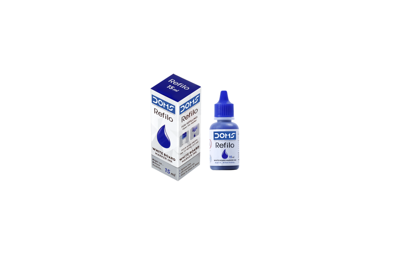 DOMS REFILO WHITE BOARD MARKER INK BLUE 15 ML (PACK OF 2)