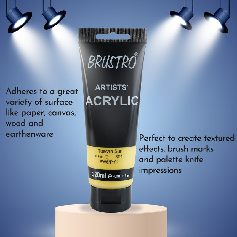 BRUSTRO Artists Acrylic 120ml Tuscan Sun (Pastel Tone)