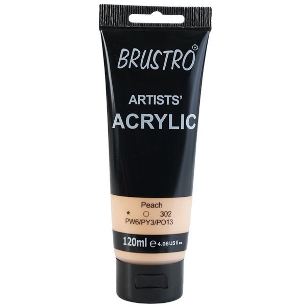 BRUSTRO Artists Acrylic 120ml Peach (Pastel Tone)