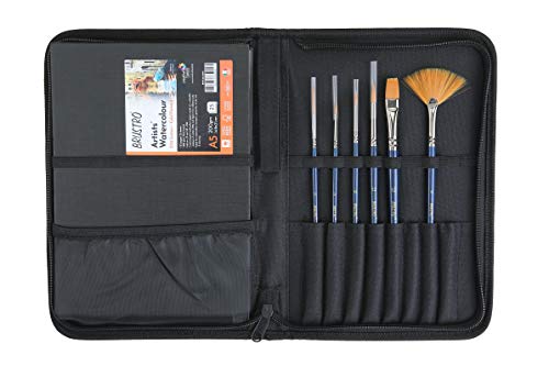 Brustro Artists’ Watercolor Travel Brush Set A