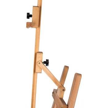 Brustro Artists’ Lyre Heavy Weight Wooden Easel, Holds Canvases Upto 49″