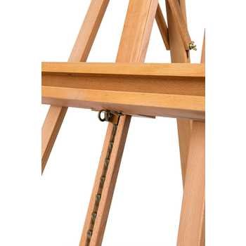 Brustro Artists’ Lyre Heavy Weight Wooden Easel, Holds Canvases Upto 49″