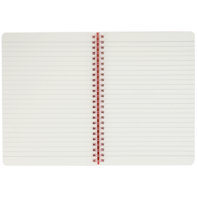 BRUSTRO Notes A5 Size, 1 Subject Ruled Notebook, 80 sheets / 160 pages, 70 gsm ivory paper, Blush Cover