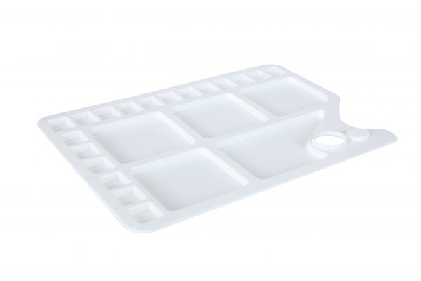 Brustro Rectangle 23 Well Plastic Palette 34.5X23.5CM