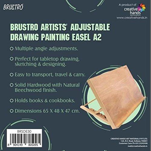 Brustro Artists’ Adjustable Drawing Painting Easel A2