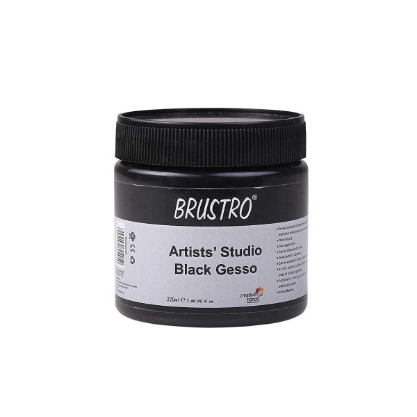 Brustro Studio Gesso Black 220ml