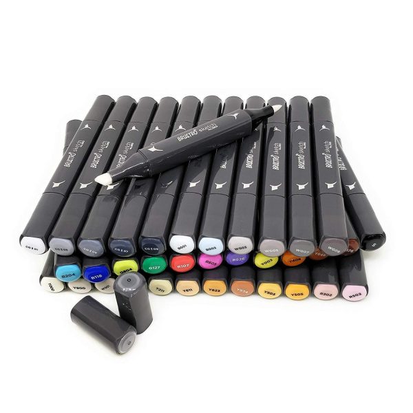 Brustro Artists’ Sketch Markers Set of 36