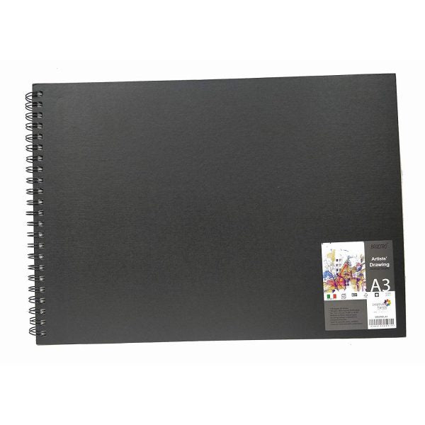 Brustro Artists’ Landscape Sketch Book Wiro Bound A3 (160 GSM, 116 Pages Acid Free)