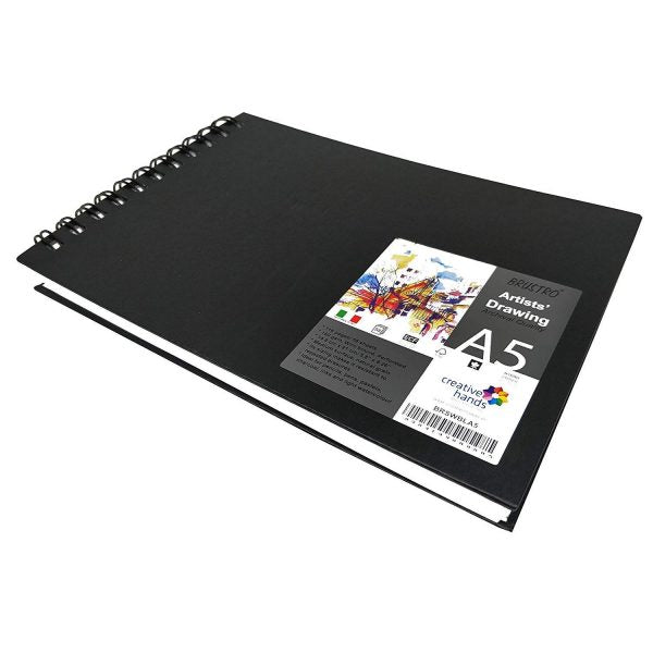 Brustro Artists’ Landscape Sketch Book Wiro Bound A5 (160 GSM, 116 Pages Acid Free)
