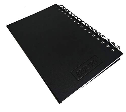 Brustro Artists Wiro Bound Sketch Book, Size 5.5″ x 8.5″ (Inches),156 Pages / 78 Sheets,110 GSM