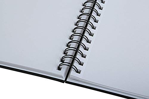 Brustro Artists Wiro Bound Sketch Book, Size 5.5″ x 8.5″ (Inches),156 Pages / 78 Sheets,110 GSM