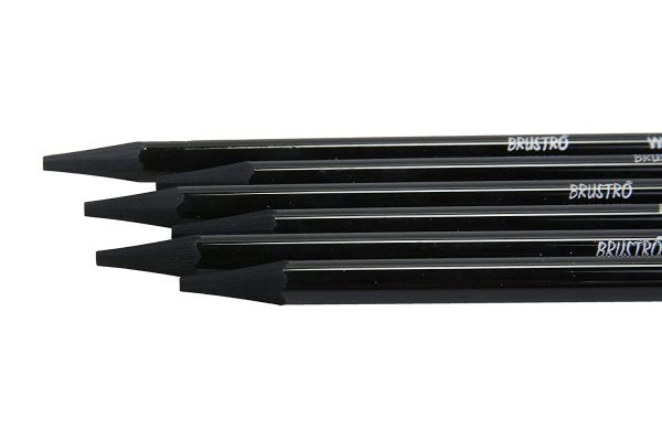 BRUSTRO Woodless Charcoal Pencils Set of 6