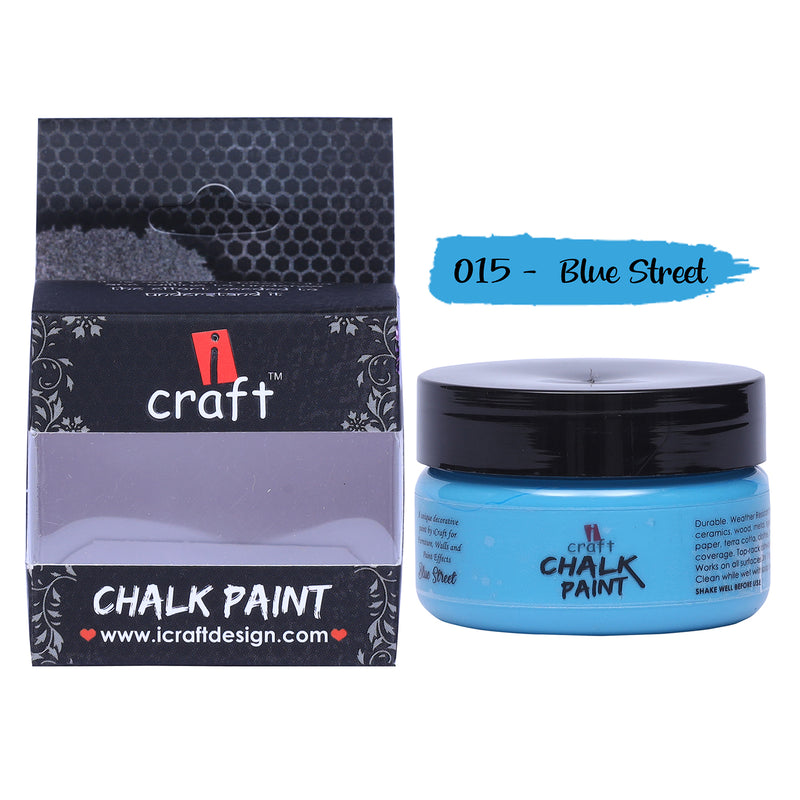 iCraft Chalk Paint -Blue Street, 50ml