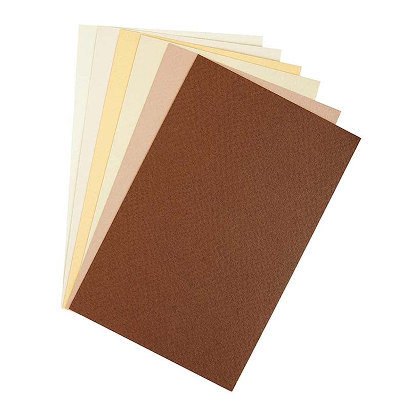 Brustro Artists' Pastel Paper Pad of 24 Sheets (160 GSM), Colour - Earth Tones, Size - 3.5"X5.5"