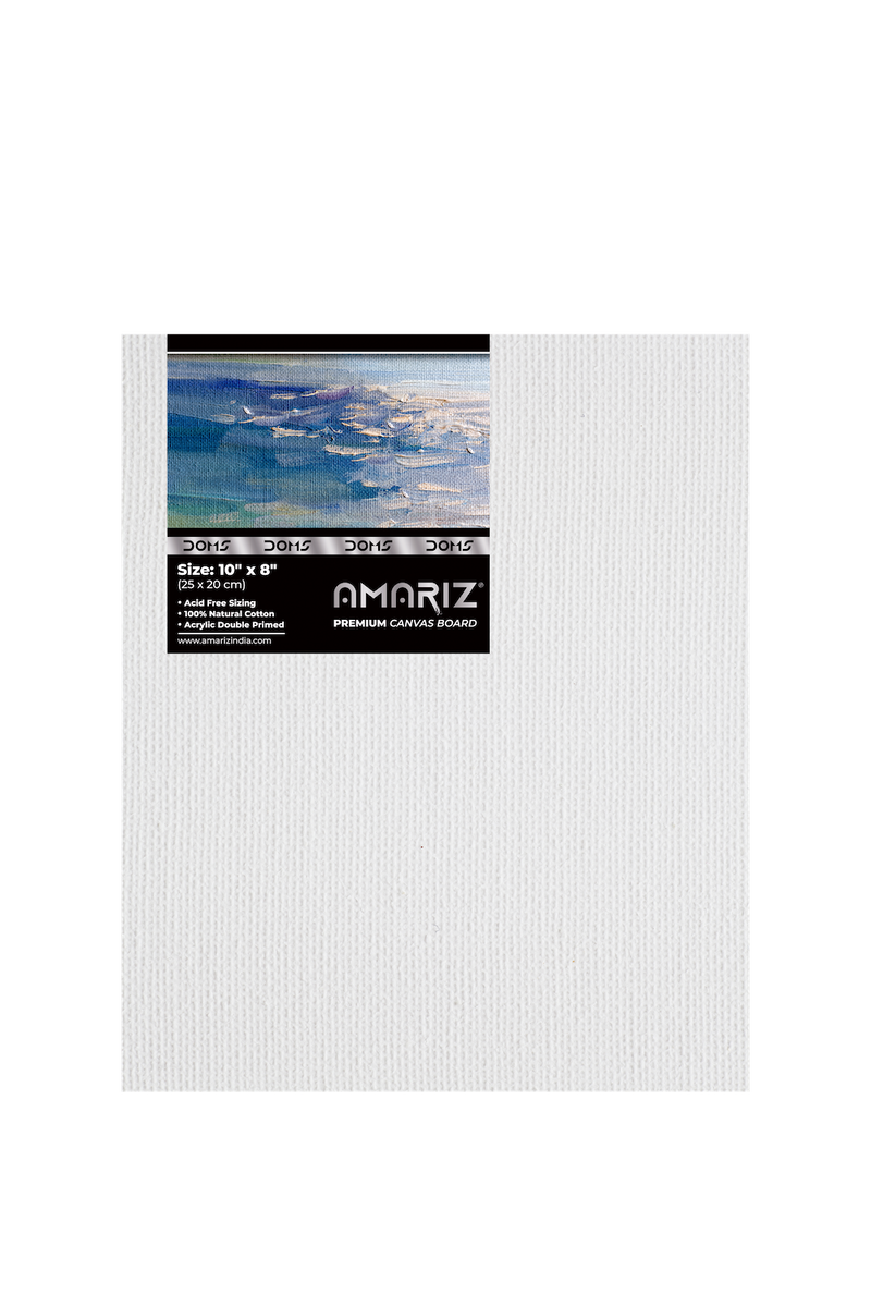 DOMS AMARIZ CANVAS BOARD 8"X10" Pack of 5