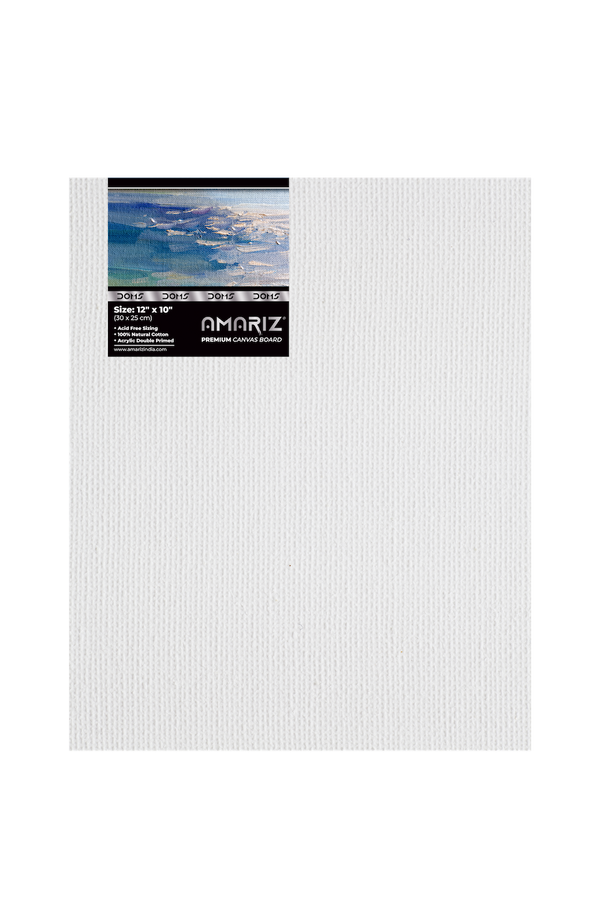 DOMS AMARIZ CANVAS BOARD 10"X12" Pack of 5