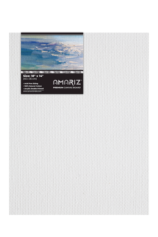 DOMS AMARIZ CANVAS BOARD 14"X18" Pack of 5