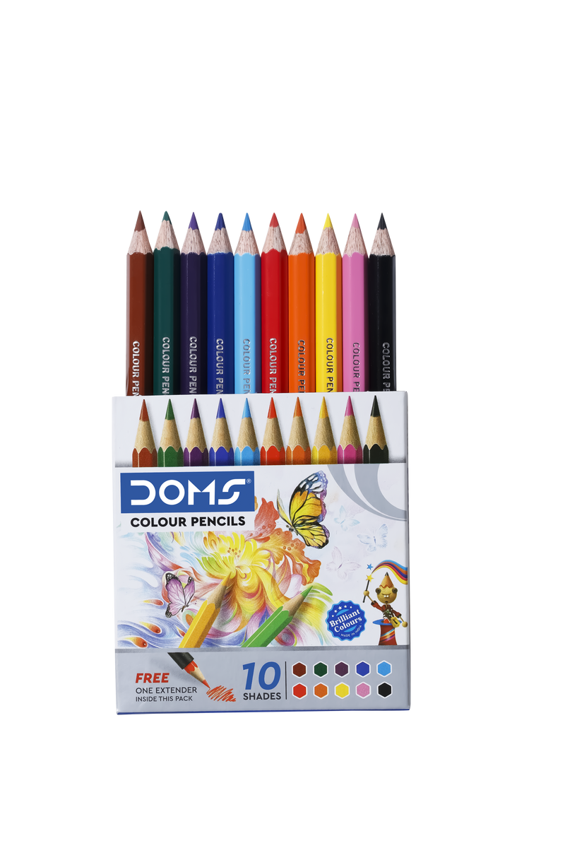 DOMS HSC 10 SHADES COLOUR PENCIL (PACK OF 5)