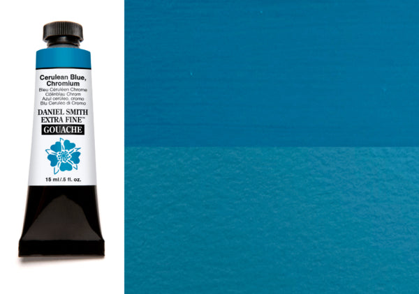 DANIEL SMITH Extra Fine Gouache Color Cerulean Blue Chromium 15ml