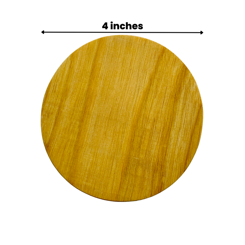 Stationerie Natural Wood Slice for Painting - Circle 4 inches