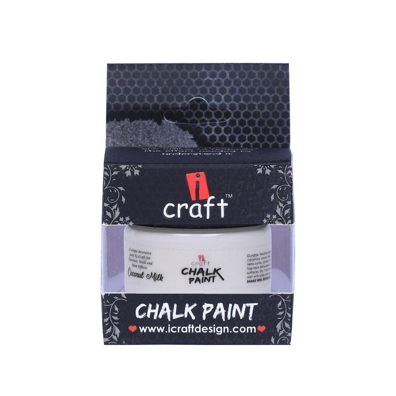 iCraft Chalk Paint -Coconut Milk, 50ml