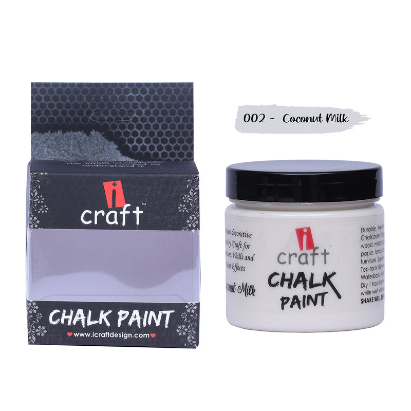 iCraft Chalk Paint -Coconut Milk, 250ml