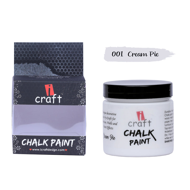 iCraft Chalk Paint -Cream Pie, 250ml
