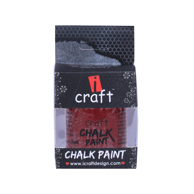 iCraft Chalk Paint -Crimson Depth, 100 ml