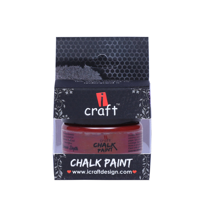 iCraft Chalk Paint -Crimson Depth, 50 ml