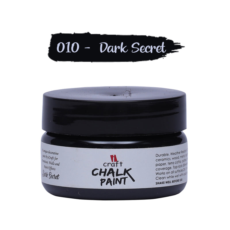 iCraft Chalk Paint -Dark Secret, 50ml