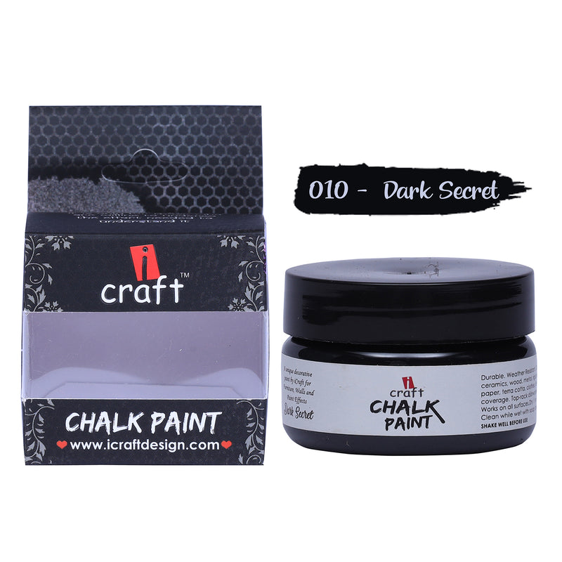 iCraft Chalk Paint -Dark Secret, 50ml