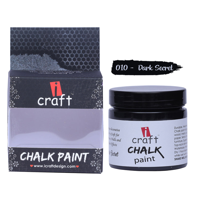 iCraft Chalk Paint -Dark Secret, 250ml