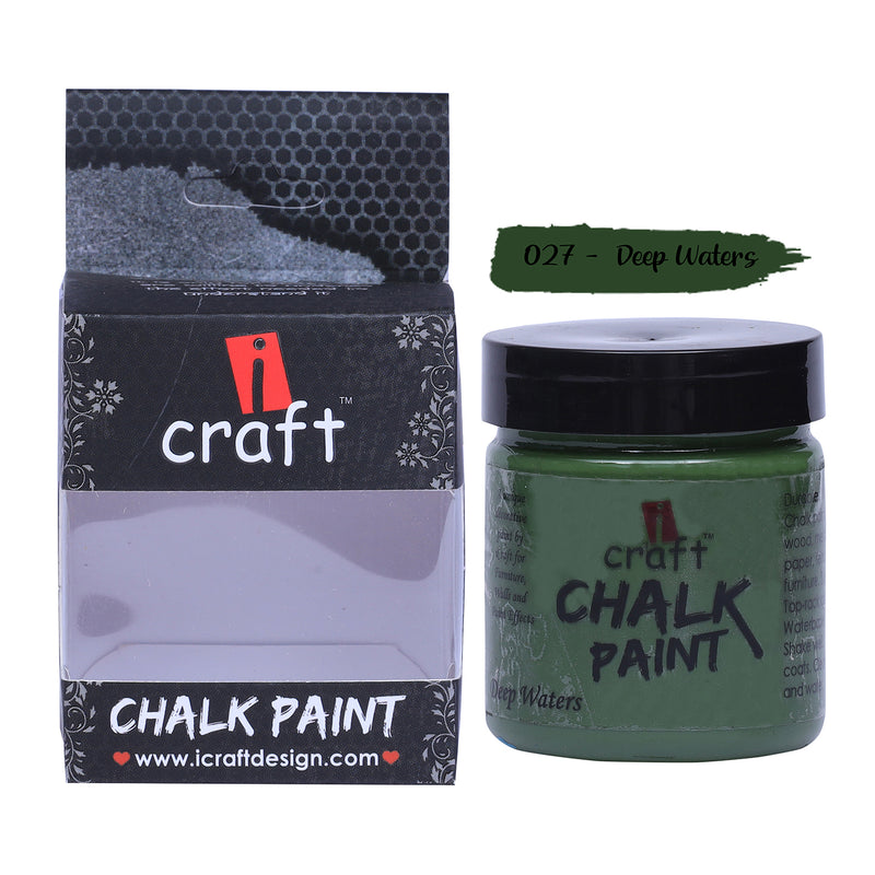 iCraft Chalk Paint -Deep Water, 100ml