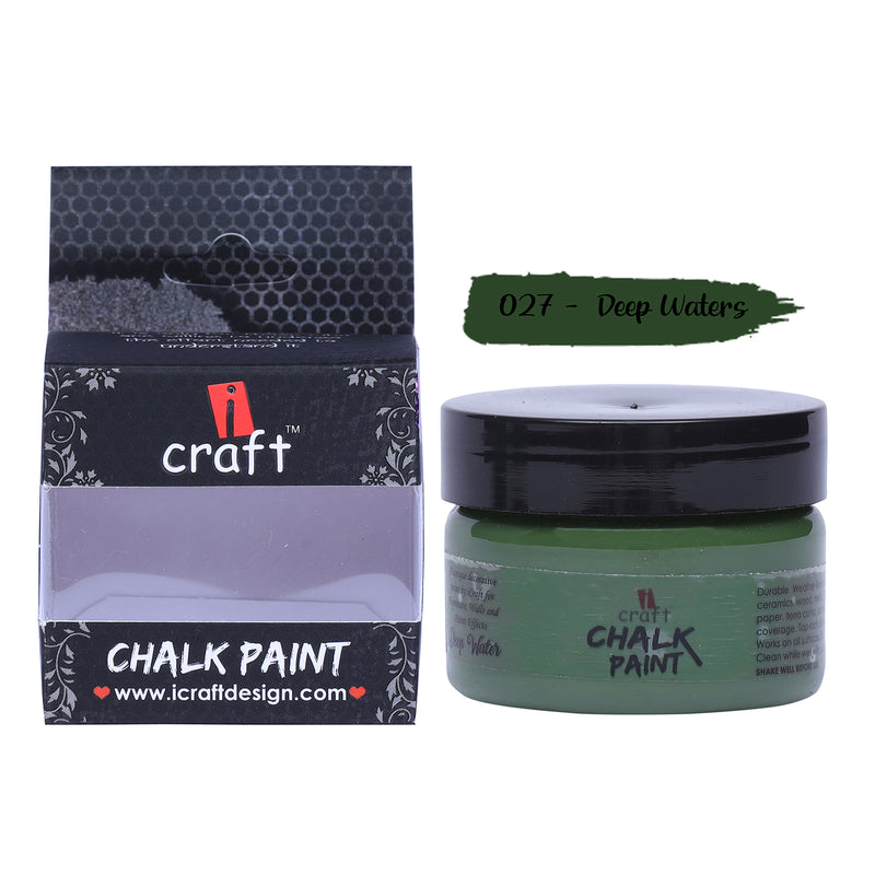 iCraft Chalk Paint -Deep Water, 50ml