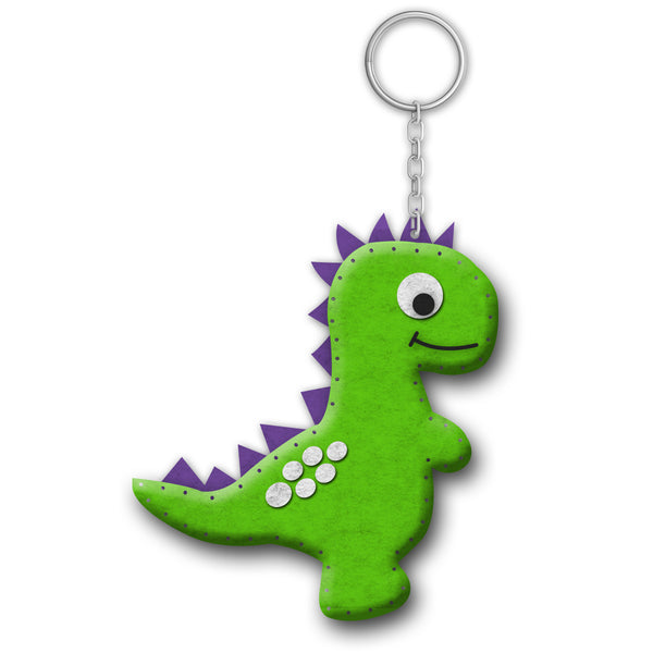iCraft Felt Keychain-Dinosaur