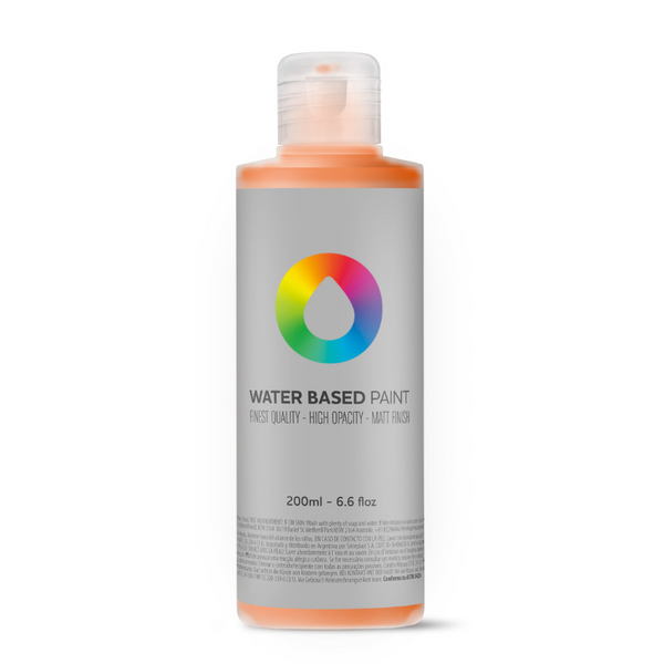 MTN Water Based Paint 200ml Azo Orange