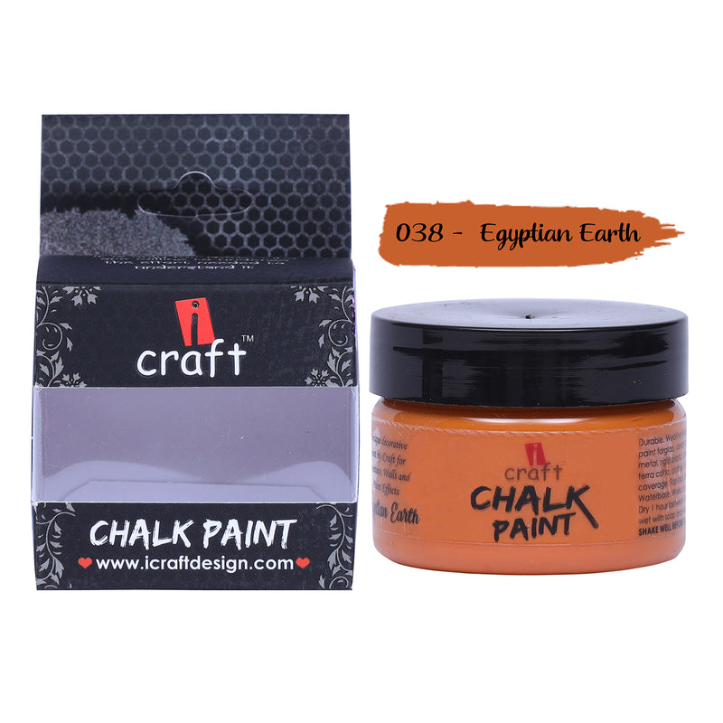 iCraft Chalk Paint -Egyptian Earth, 50 ml
