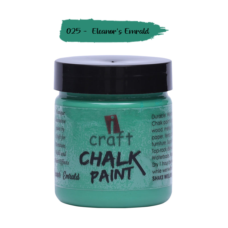 iCraft Chalk Paint -Eleanors emerald 100ml