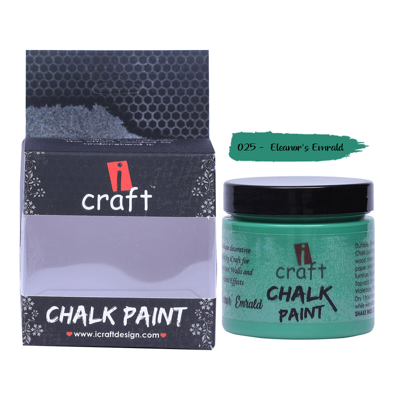 iCraft Chalk Paint -Eleanors emerald 250ml