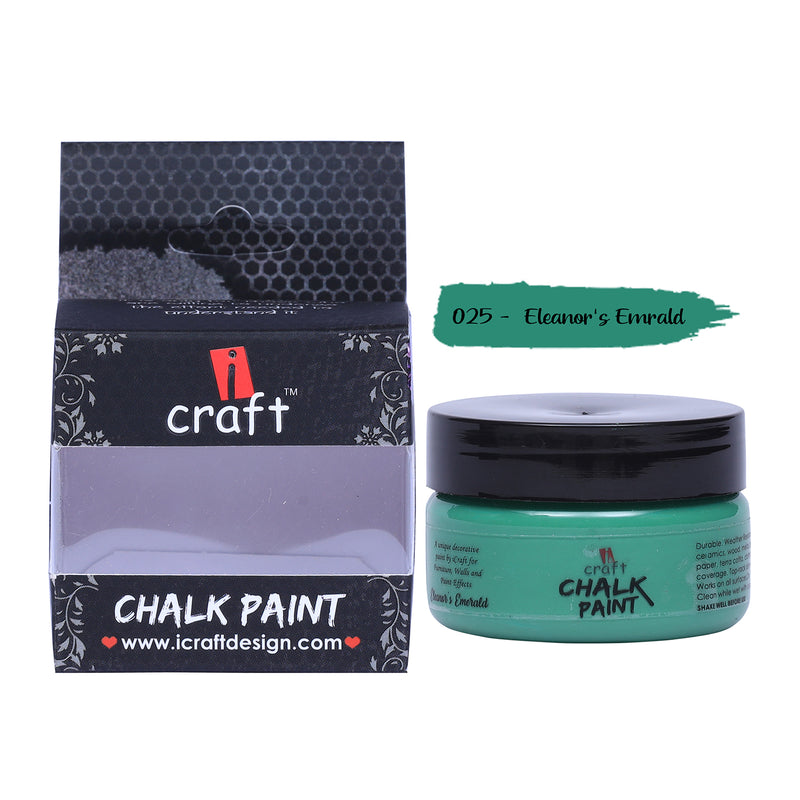 iCraft Chalk Paint -Eleanors emerald 50ml