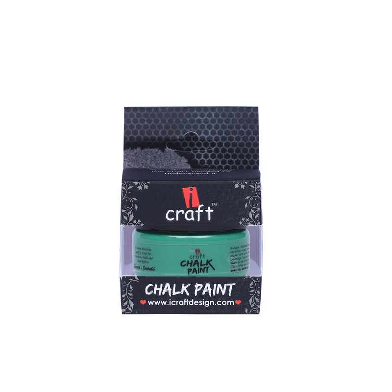 iCraft Chalk Paint -Eleanors emerald 50ml