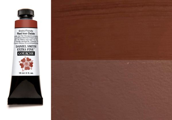 DANIEL SMITH Extra Fine Gouache Color Enviro-Friendly Red Iron Oxide 15ml